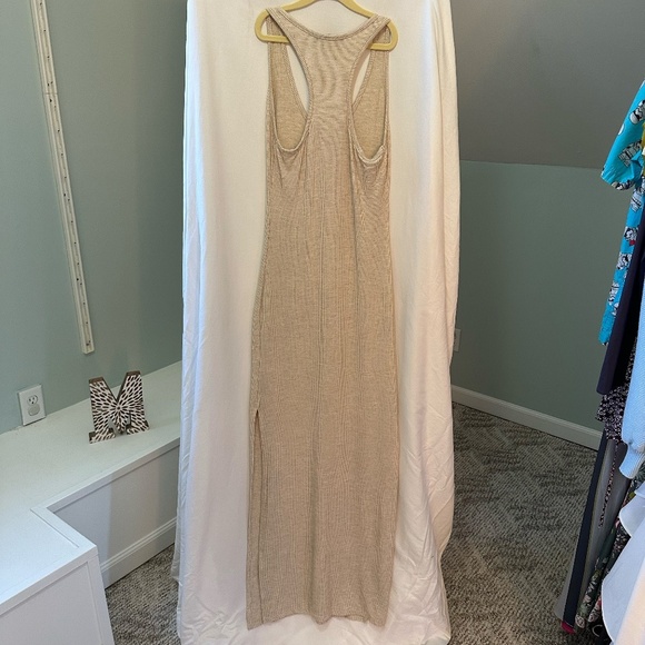 Lulus Tan Beige Fitted Knit Dress Size Small - Picture 4 of 5